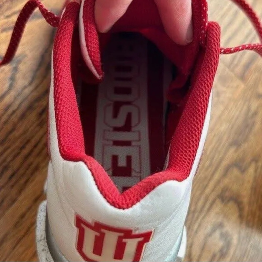 IU Adidas Indiana Hoosiers Gameday Sneakers Shoes Red - Men's Size Us 13 - Picture 6 of 7